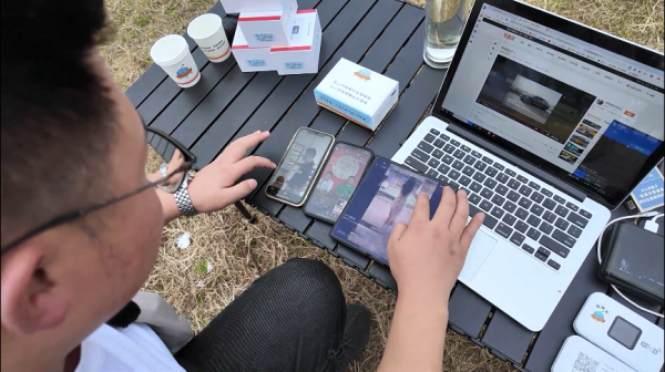 网搜嗖随身WiFi户外性能测试--设备链接，多场景使用！